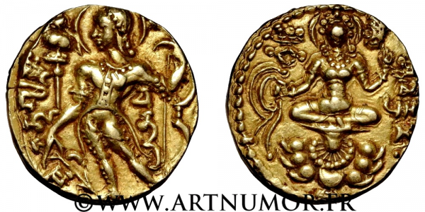 Empire Gupta - Chandragupta II Vikramaditya, dinar