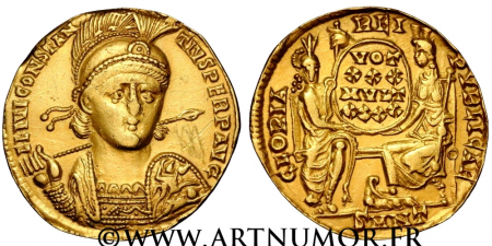 Constance II - Solidus, Nicomédie