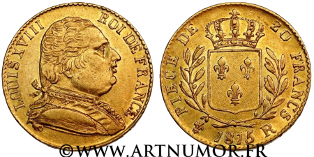 Louis XVIII - 20 Francs au...