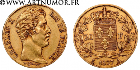 Charles X - 20 Francs, 1827...