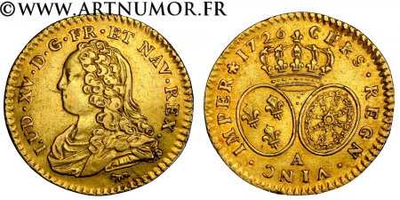 Louis XV - Demi louis d'or...