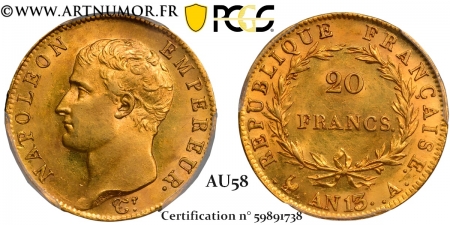 Napoléon I - 20 Francs Or...