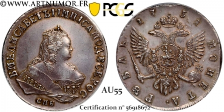 Russie - Elisabeth I,...