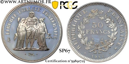 Piéfort - 50 Francs...