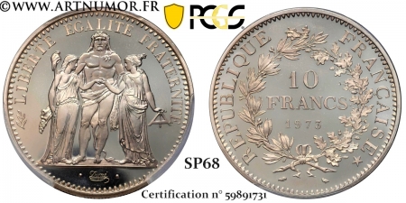 Piéfort - 10 Francs...