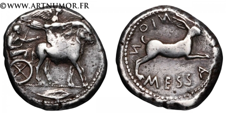 Sicile - Messine, tétradrachme