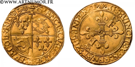 François I - Ecu d'or au...