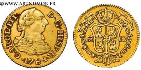 Espagne - Charles III, 1/2...