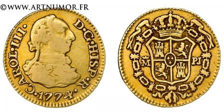 Espagne - Charles III, 1/2...