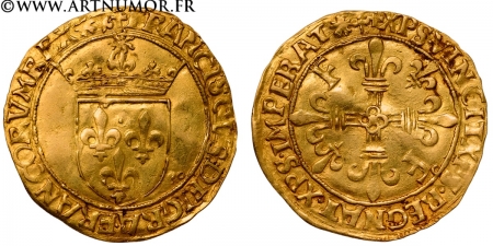 François I - Ecu d'or au...