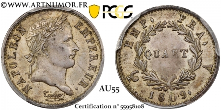 Napoléon I - Quart de...