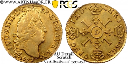 Louis XIV - Louis d'or aux...