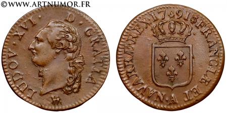 Louis XVI - Sol à l'écu,...
