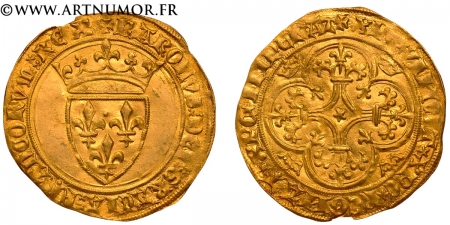 Charles VI - Écu d'or à la...