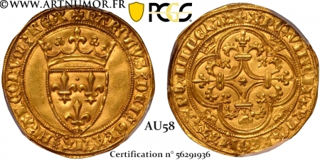 Charles VI - Écu d'or à la...