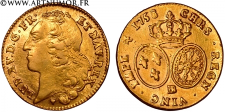 Louis XV - Double louis...