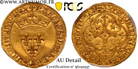 Charles VI - Ecu d'or à la...