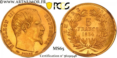 Napoléon III - 5 Francs...