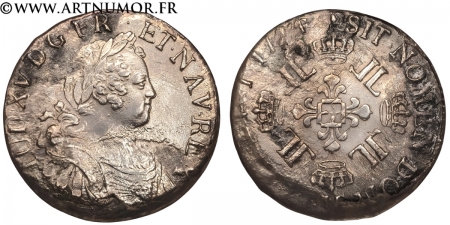 Louis XV - Écu aux 8 L,...