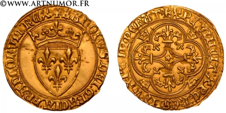 Charles VI - Ecu d'or à la...