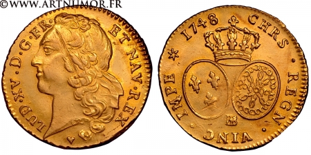 Louis XV- Double louis d'or...