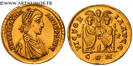Valentinien II - Solidus,...