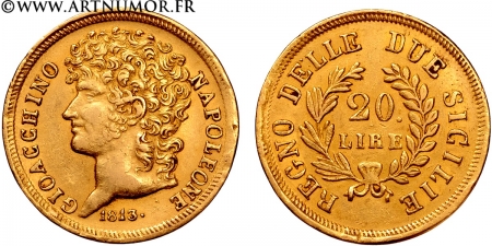 Royaume de Naples - 20 Lire...