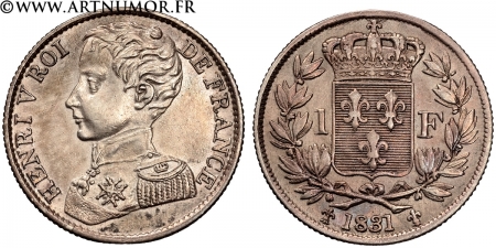 Henri V Prétendant et comte...