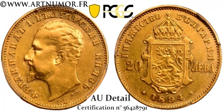 Bulgarie - Ferdinand I, 20...