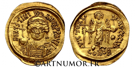 Justinien I (527-565) - Solidus, Carthage. SUP