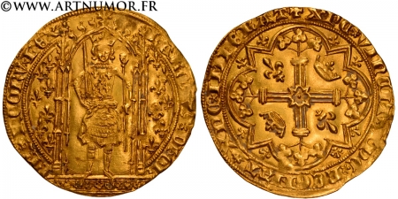 Charles V - Franc à pied, nd