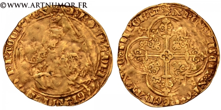 Charles V - Franc à cheval...