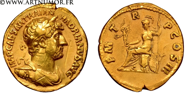 Hadrien - Aureus