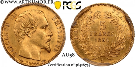 Napoléon III - 5 Francs Or...
