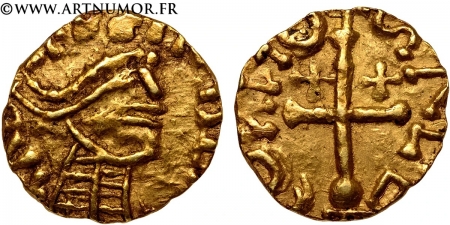 Mérovingiens – Triens d’or...