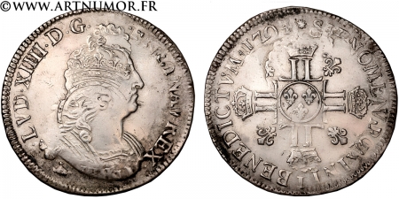 Louis XIV - Écu aux huit L,...