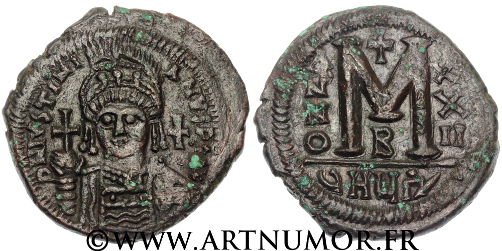 Justinien I - Follis, Theoupolis