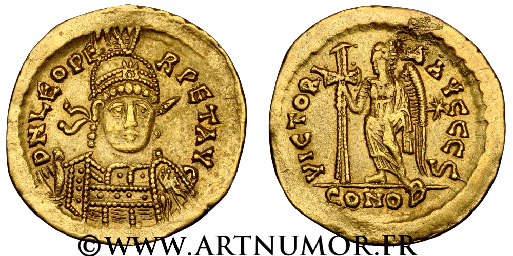 Léon I - Solidus, Constantinople