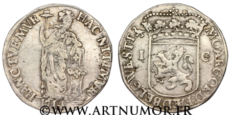 Pays-Bas Provinces Unies - 1 Gulden 1714